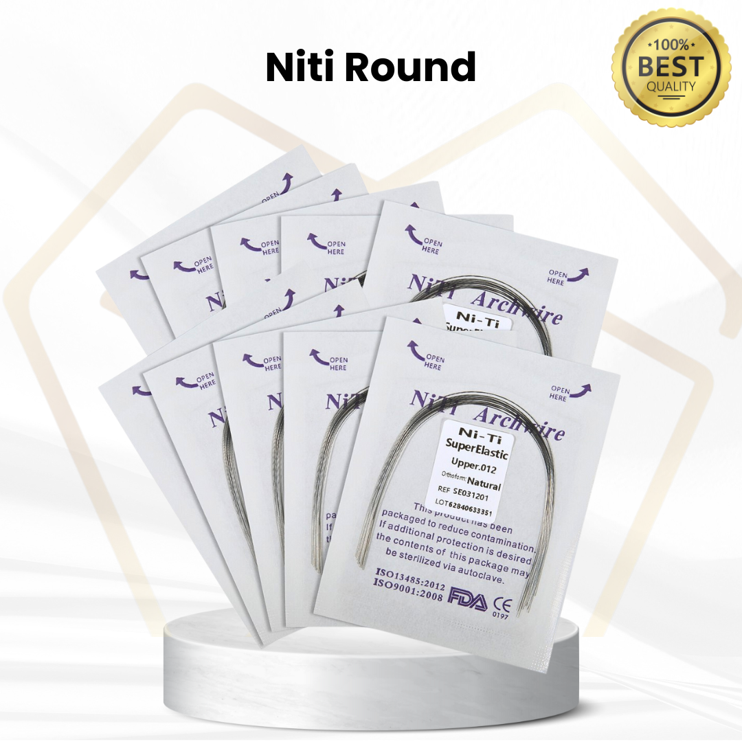 Niti Archwire Round | Super Elastic | 10pcs/pack