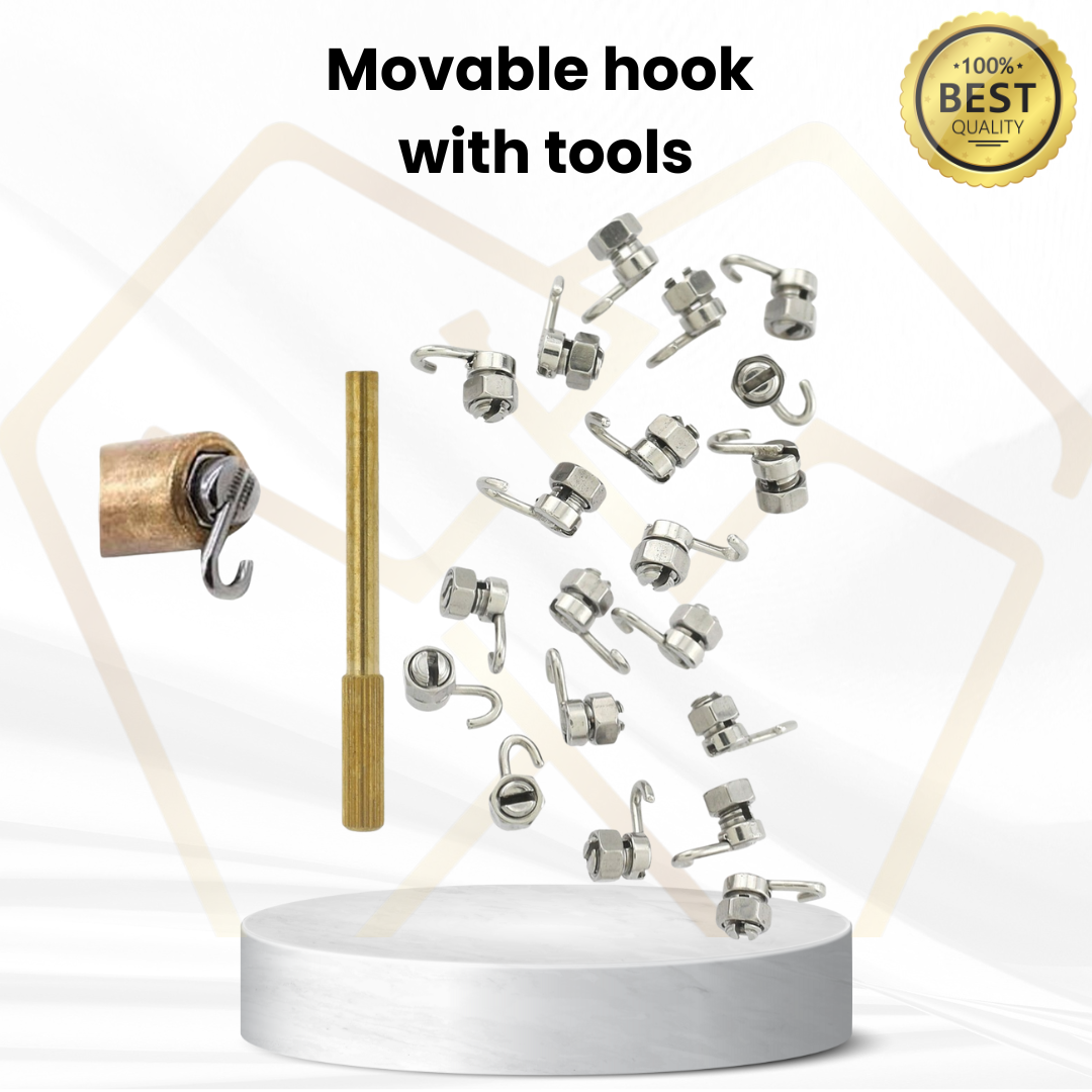 Movable Hook with Tools 10pcs/pack