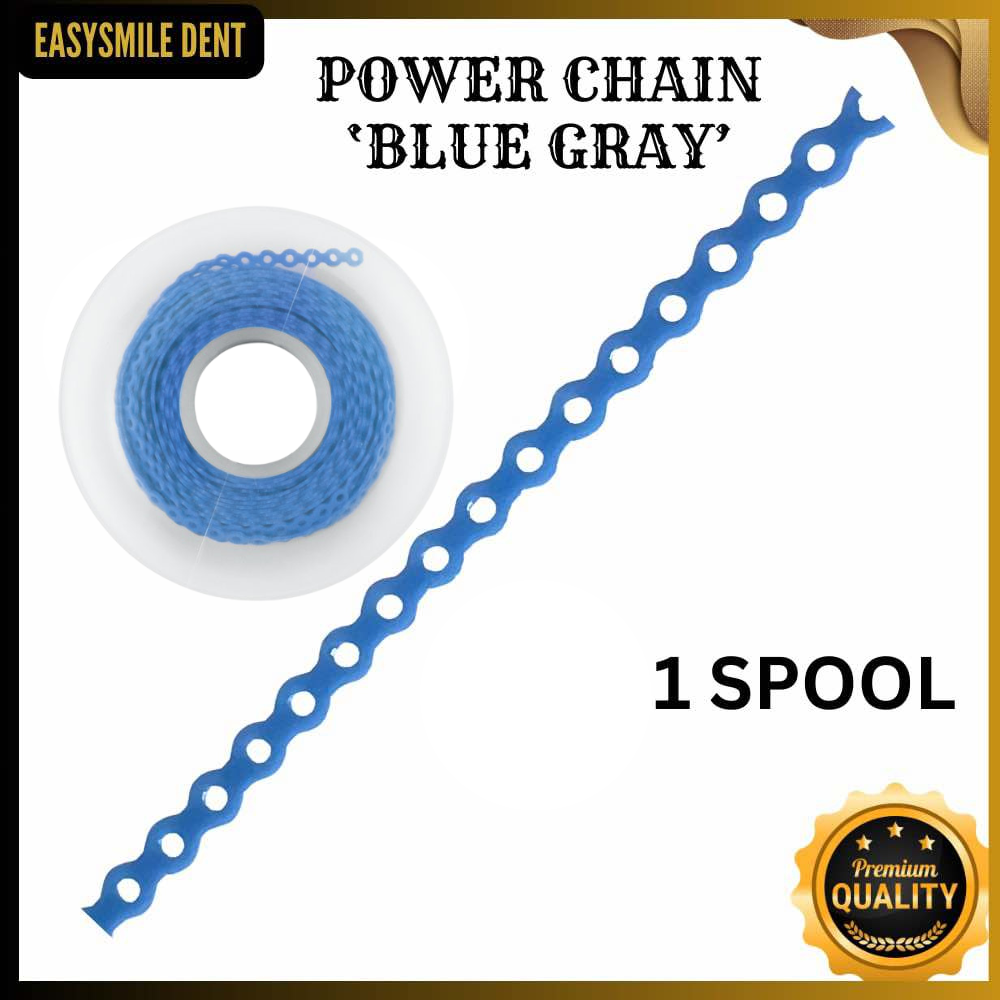(SHORT) Blue Gray 1 spool Echain