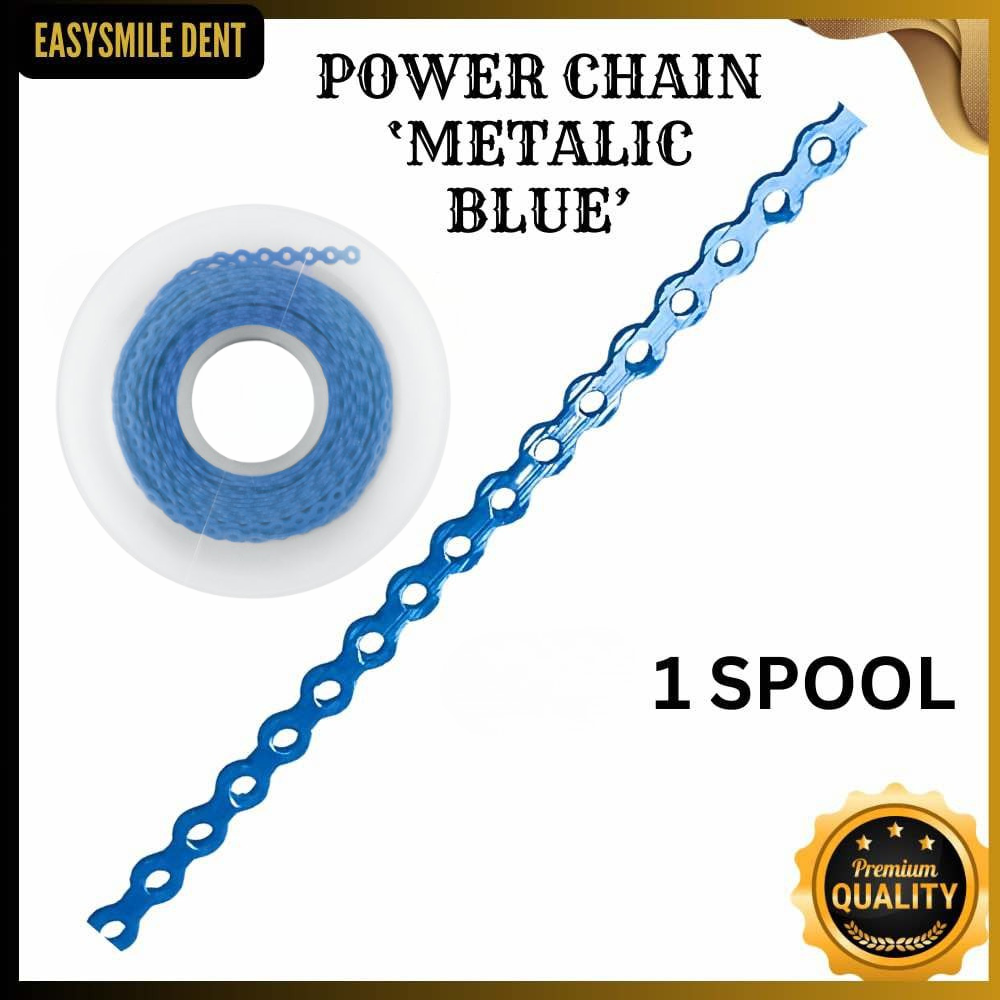 (SHORT) Metalic Blue 1 spool Echain